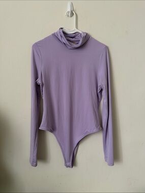 Daisy Lilac Turtleneck Bodysuit